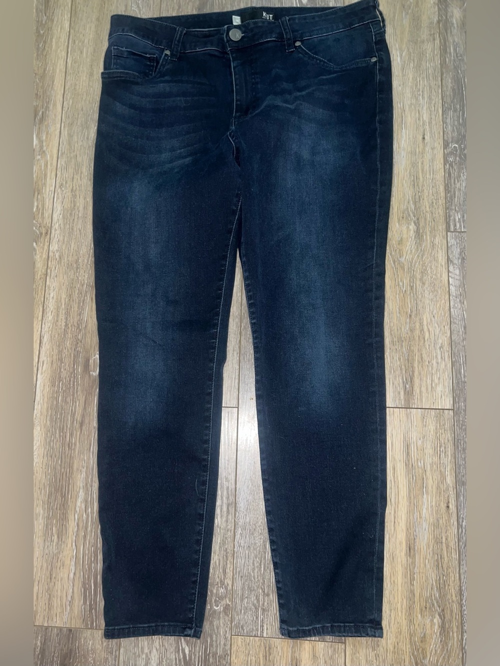 Kut from the Kloth Dark Wash Women's Jeans - Classic Slim fit Stretch Denim 14